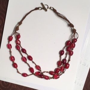 Sigurd Olsen Red Beaded Necklace
